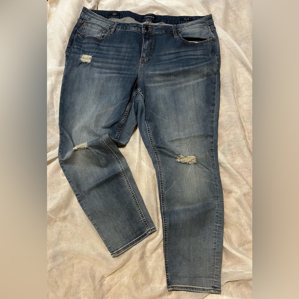 Vigoss Distressed Blue Women's Jeans